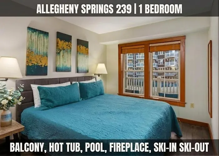 As 239 Pool-View Panorama Ski-Inout King Bed Full Resort